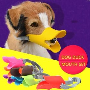 Dog duck mouth